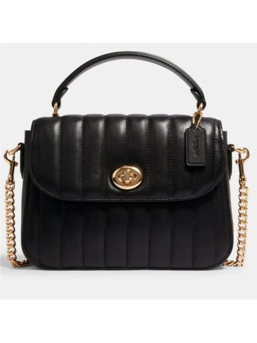 Marlie Top Handle Satchel With Quilting.